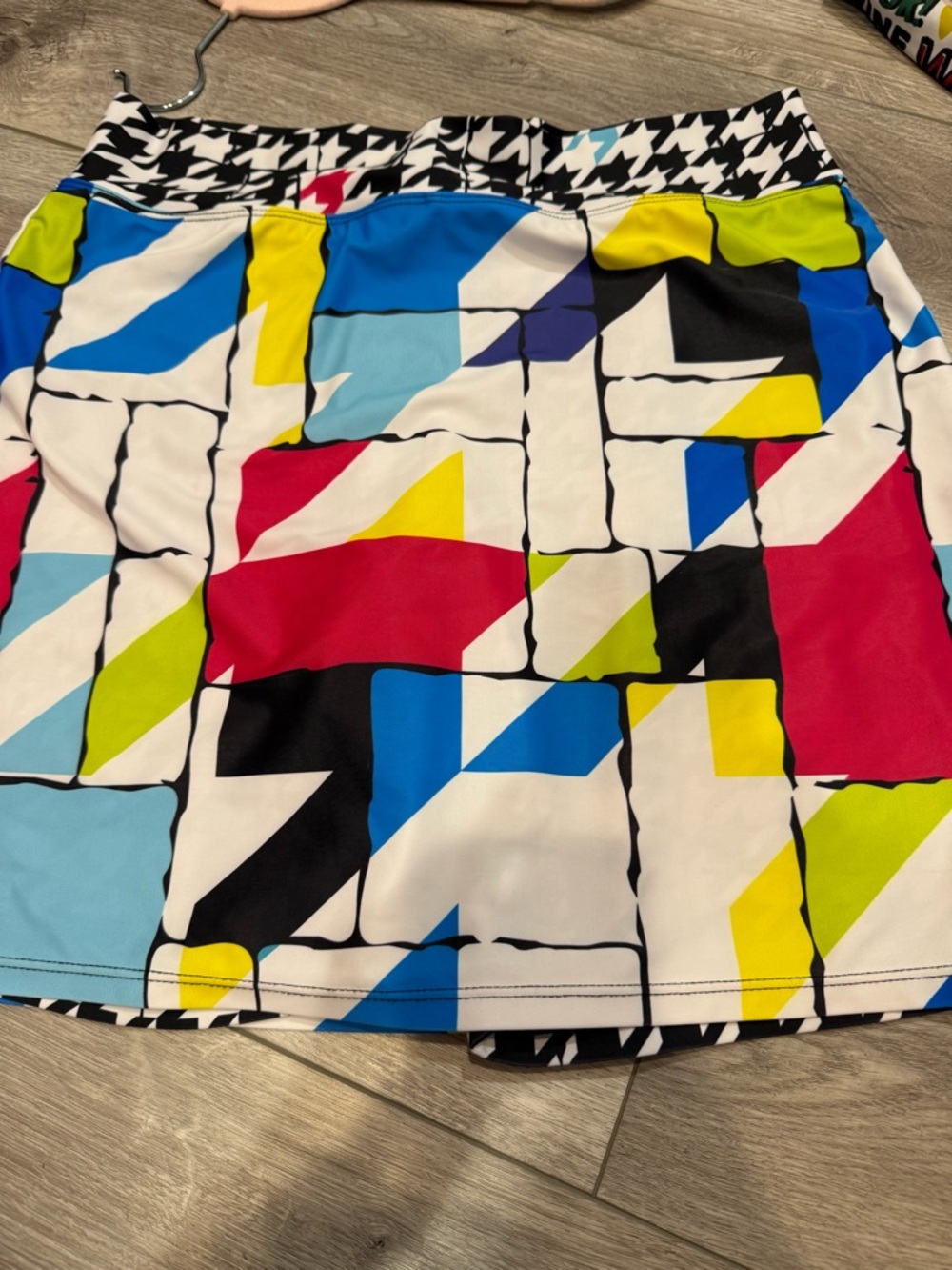 Skort Obsession Colorblock Geometric skort